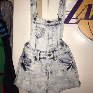 Overall Shorts